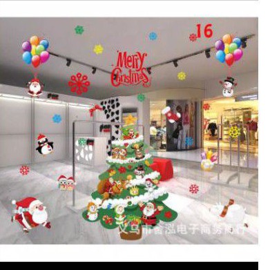 Magic Sticker Kaca Natal