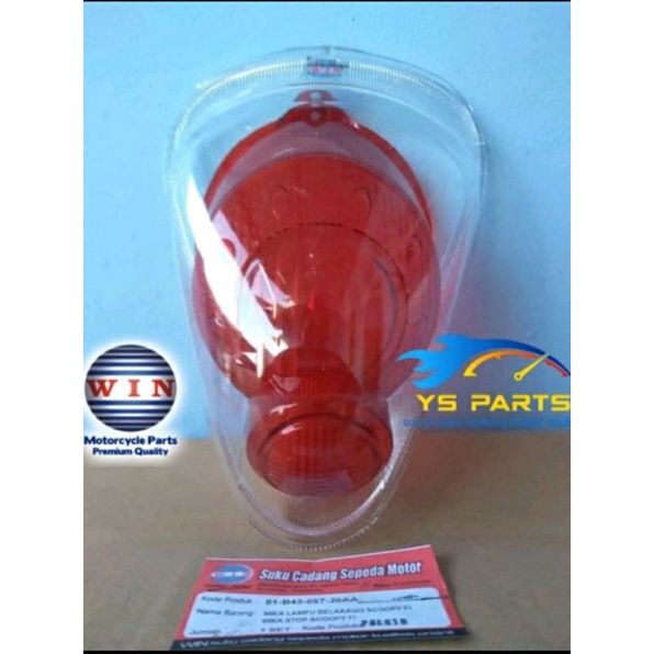 MIKA KACA LAMPU BELAKANG  SCOOPY Fi TAHUN 2013 2014 2015 2016