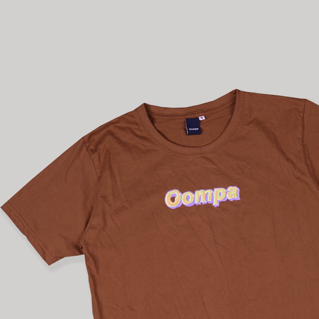 Oompa TS MELT BRW | T-Shirt Unisex Kaos Pria Wanita