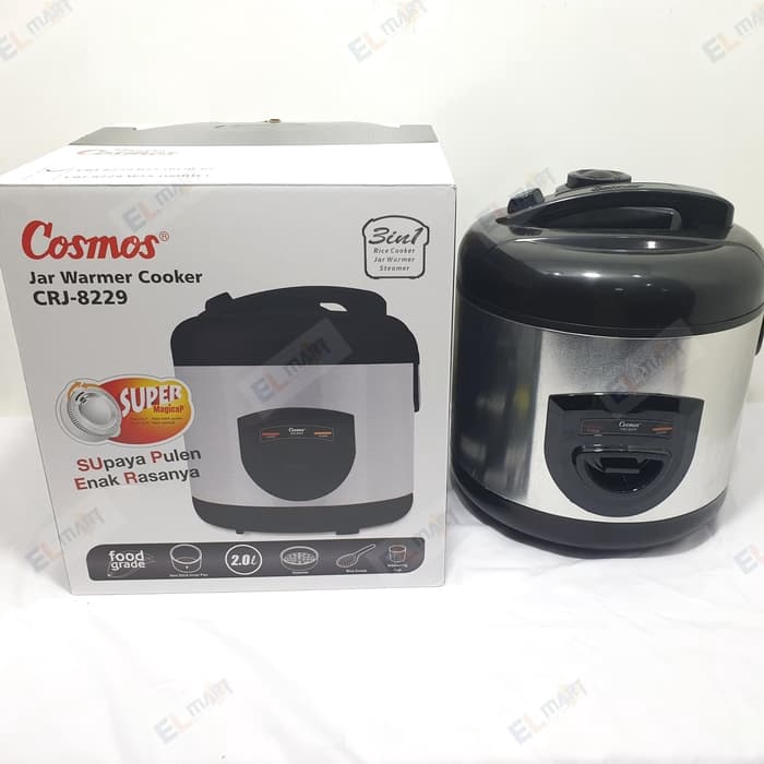 COSMOS rice cooker magic com 3in1 CRJ -8229 BSS / CRJ8229 WSS/8229 WRG/ 8229 WBS