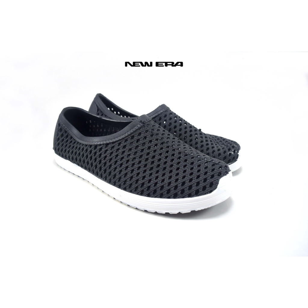 BB NEW ERA LB 10014 Sepatu Slip On Wanita Karet Terbaru Original Murah Size 36-40