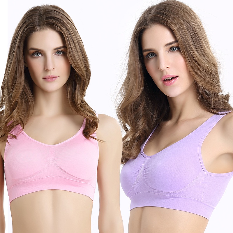 Seamless bra Wanita Sport Olahraga bra Tanpa Busa Tanpa Kawat Jumbo bra Beha remaja Push up Kutang SP820