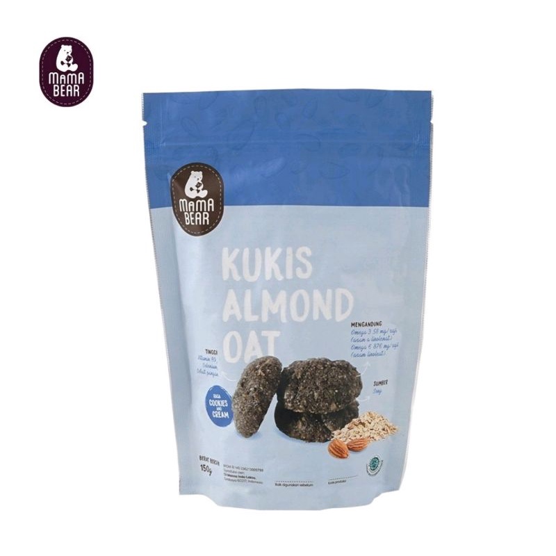 MamaBear Kukis Almond Oat - Booster ASI Pelancar ASI MamaBear Cookies