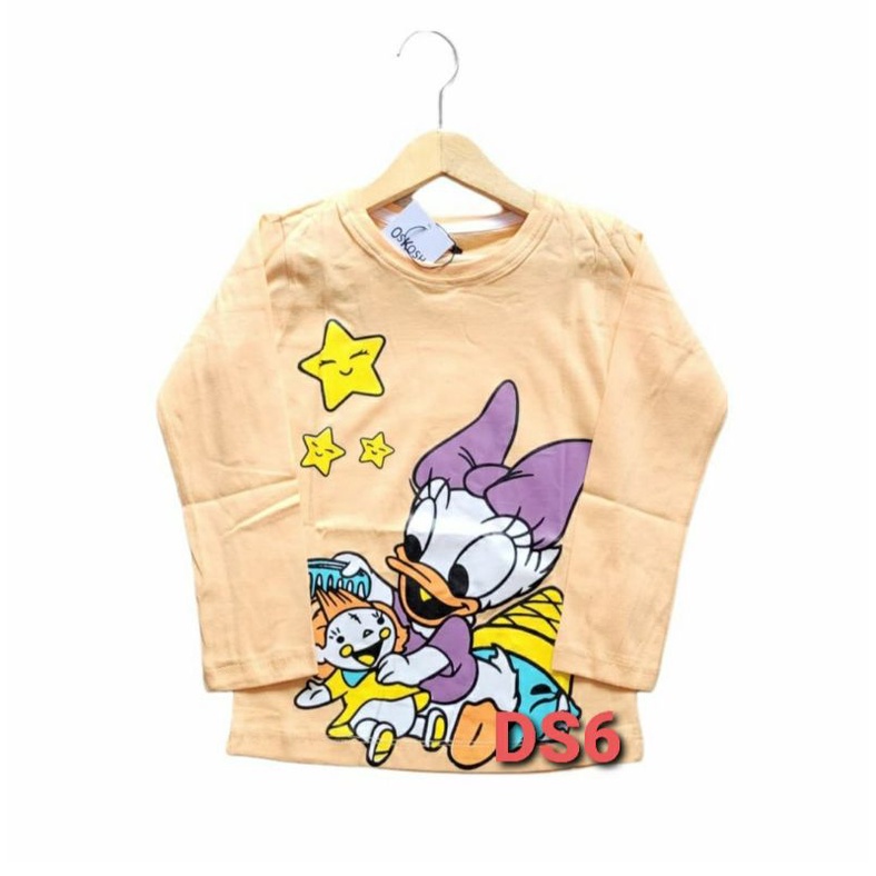 Kaos  disney anak perempuan 1-7 tahun