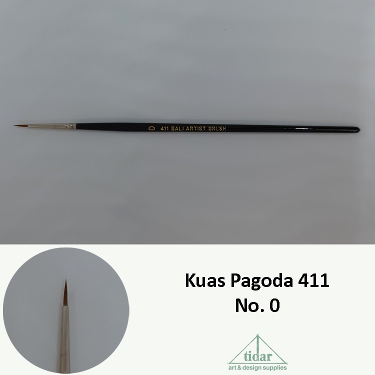 

Brush / Kuas Lukis Pagoda 411 No. 0