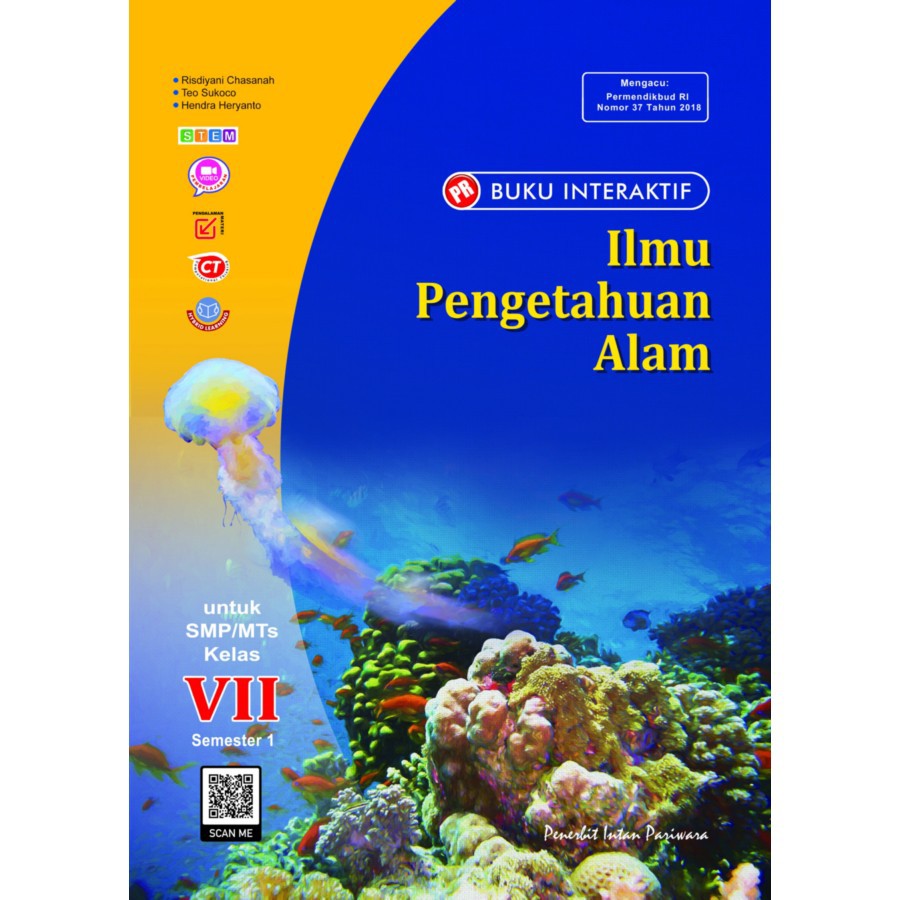 BUKU PR/LKS INTERAKTIF SMP KELAS 7 INTAN PARIWARA SEMUA MAPEL-IPA SMT 1