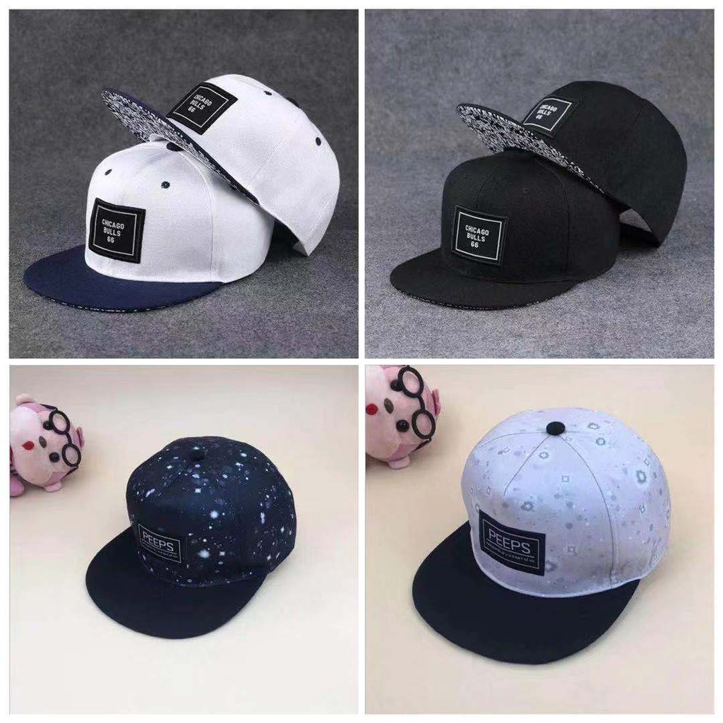 Topi Snapback Baseball Motif Bordir Tulisan untuk Pria / Wanita - Snapback Motif Bordir Unisex