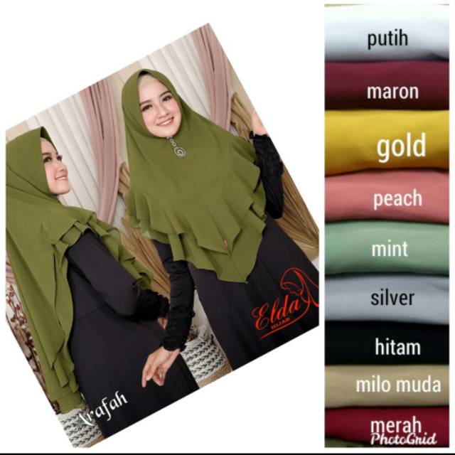 Khimar Arafah by Elda Hijab