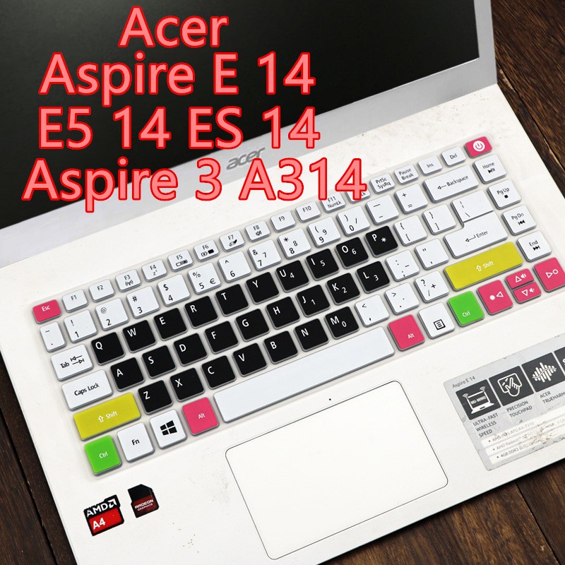 14 inch Silicone laptop Acer Aspire E14 E5 ES A314 keyboard cover protector For Acer Aspire E5-473G ES1-422 ES1-421 K4000 E5-473 E5-422 E5-432G ES1-421