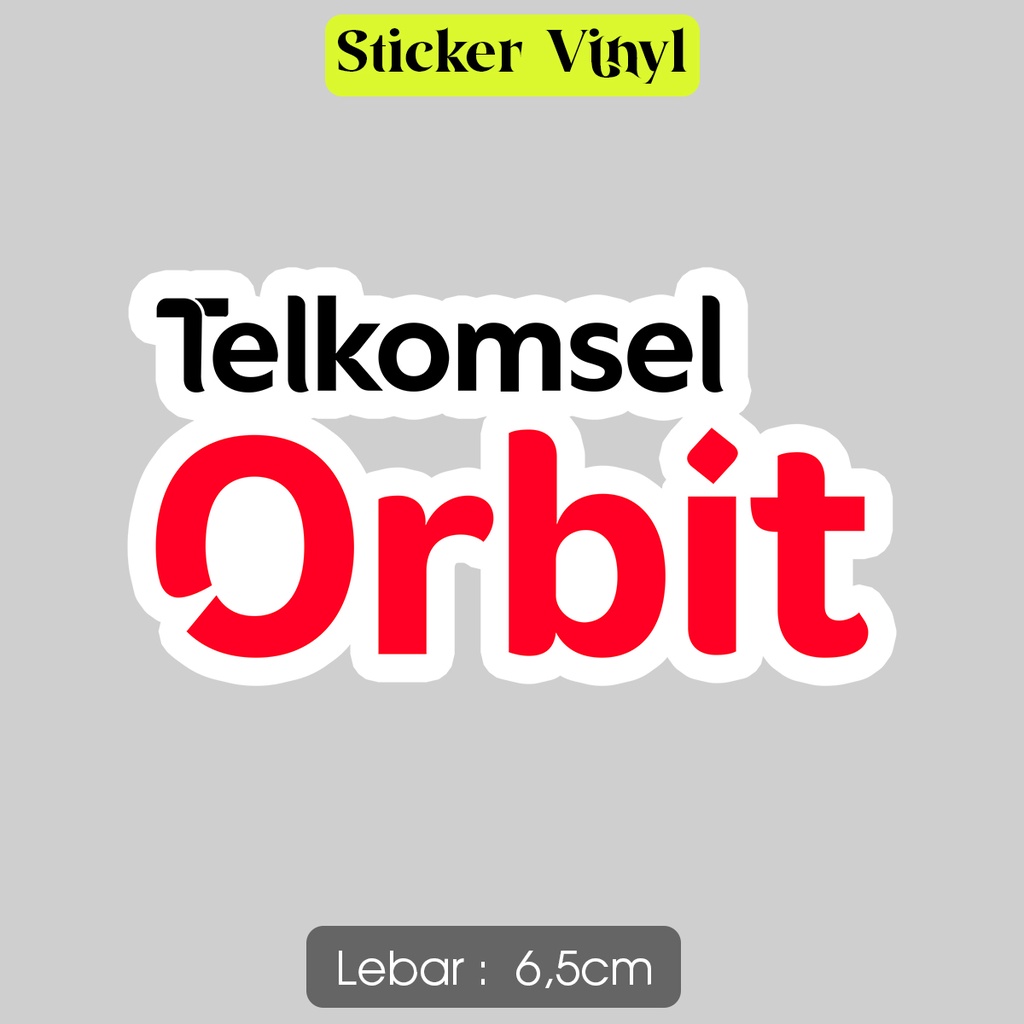 

Stiker Telkomsel Orbit Sticker Vinyl Satuan Anti Air