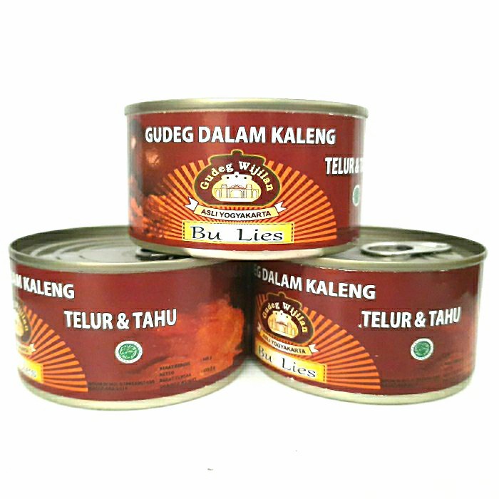 

5ds45ss Gudeg Kaleng Telor Wijilan Bu Lies Kemasan Kecil - 200Gram Xa20X1