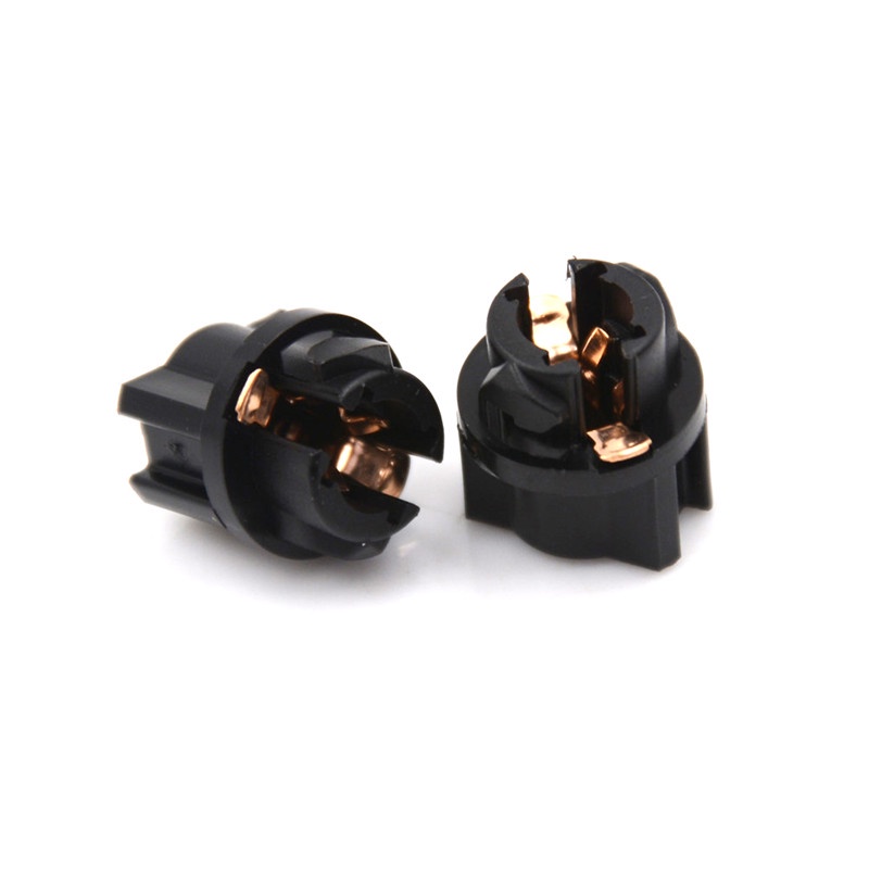 &lt; E2id &amp; &gt; 10Pcs T5 Soket Twist Lock Untuk Lampu Bohlam Dashboard Mobil