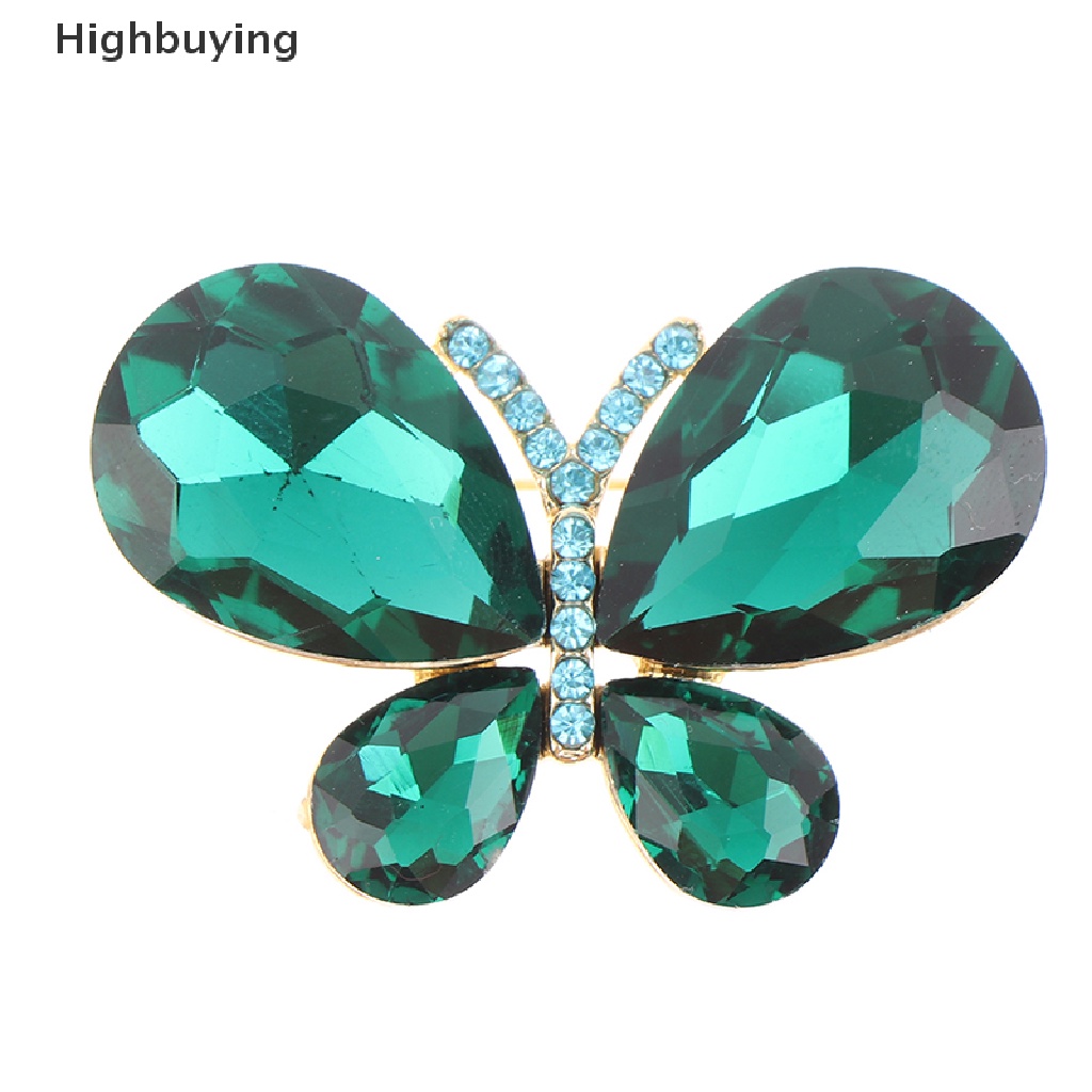 Hbid Bros / Pin Butterfly Kristal Casual Untuk Wanita