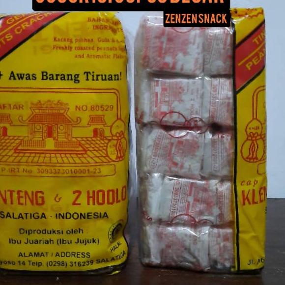 

[KODE PRODUK JG90R9570] ENTING ENTING GEPUK BESAR 600GR Cap KLENTENG&2 HOOLO BESAR ISI 50PCS
