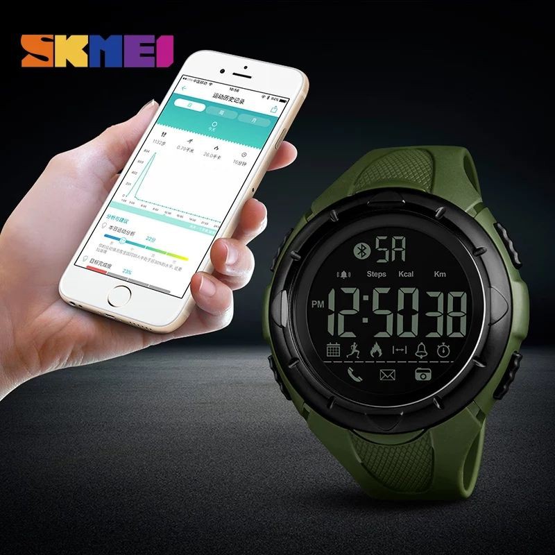Smartwatch Kesehatan Tahan Air SKMEI 1326 Original Impor Jam Sport Bugar & Sehat