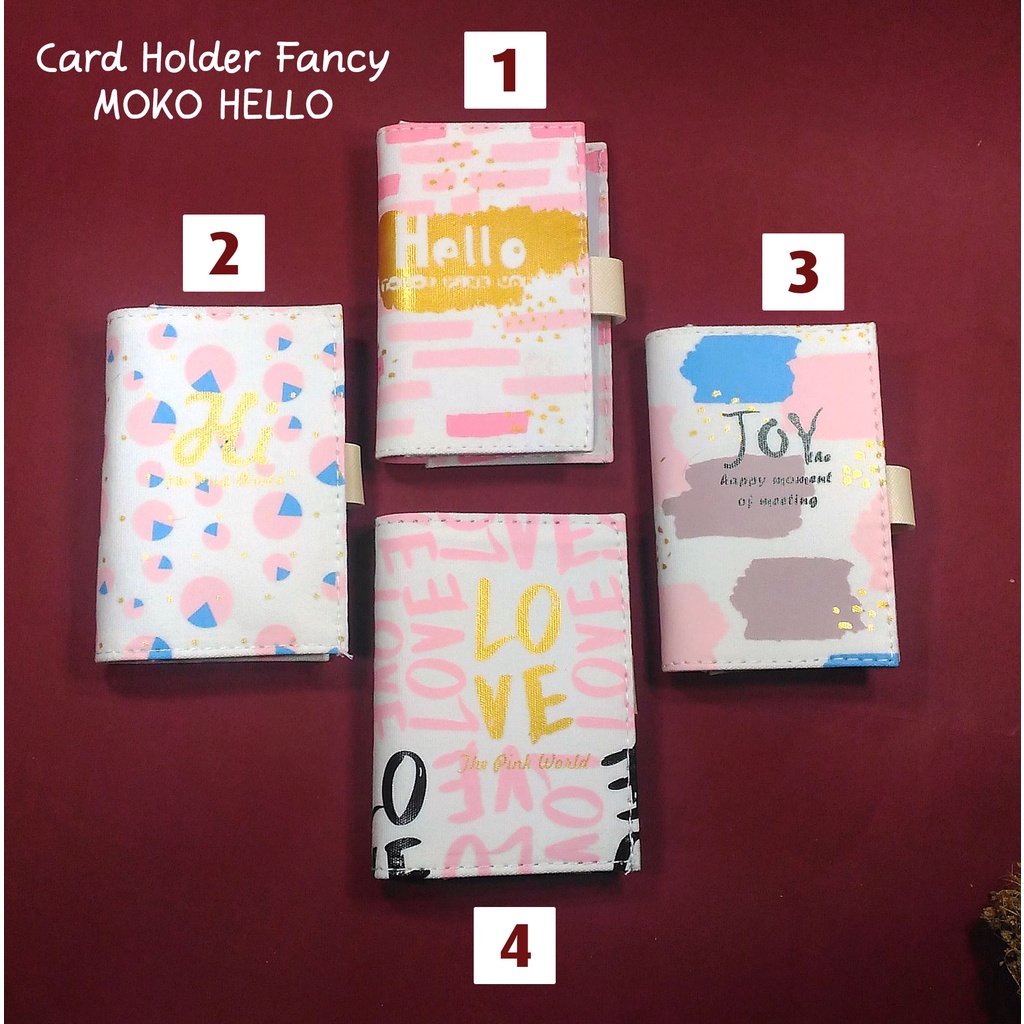 

Dompet Kartu Fancy / Tempat Kartu / Card Holder - MOKO HELLO