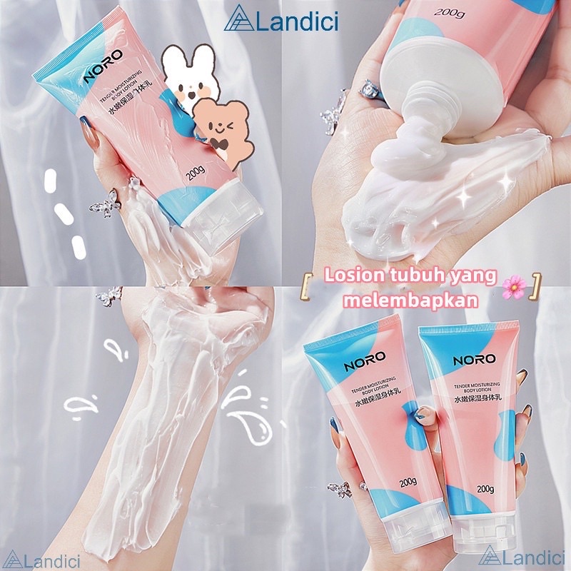 noro whitening body lotion tender touch 200 ml - lotion mencerahkan dan melembabkan noro tender touch