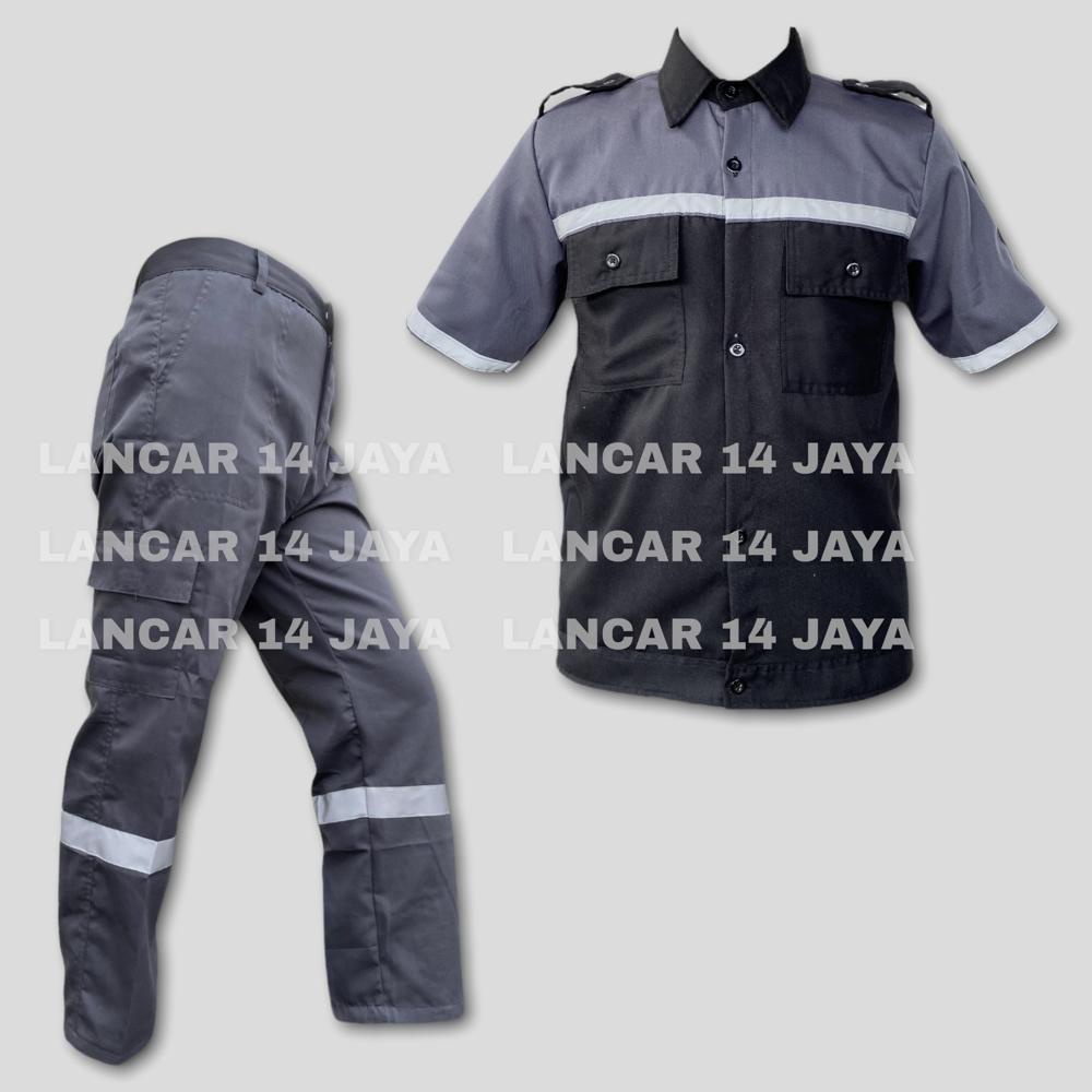 Kemeja Proyek Setelan Baju Werpack Safety Wearpack Kombinasi Kerja Terbaru