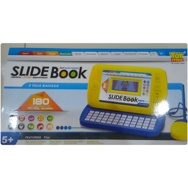 mainan laptop anak, mainan mini computer 180 f, 3 bhs, mainan edukasi #mainanlaptop #mainanedukasi