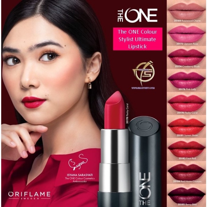 ❀❀CRAZY SALE❀❀ The One Colour Stylist Ultimate Lipstick - Lipstik - Sunset Show Oriflame + Bonus NBS
