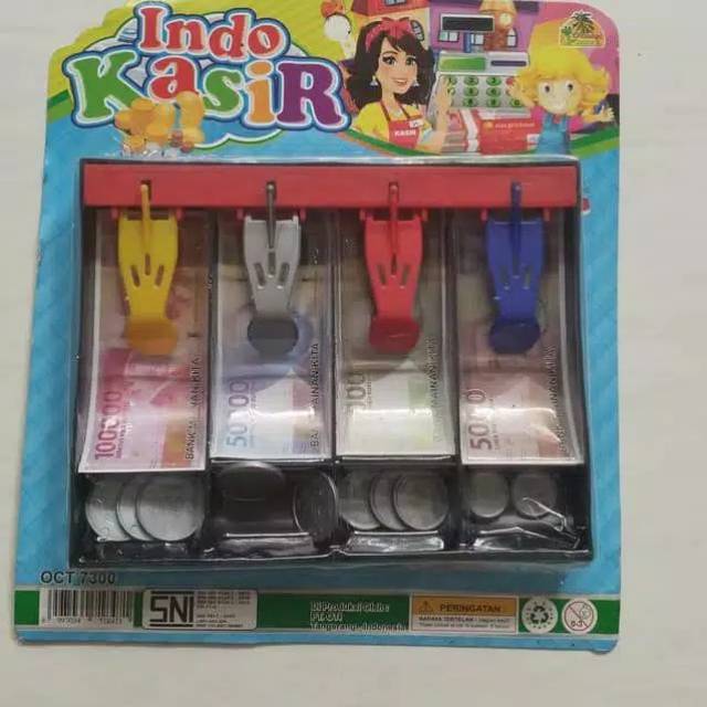 Uang mainan / Mainan kasir / uang kasir / indo kasir