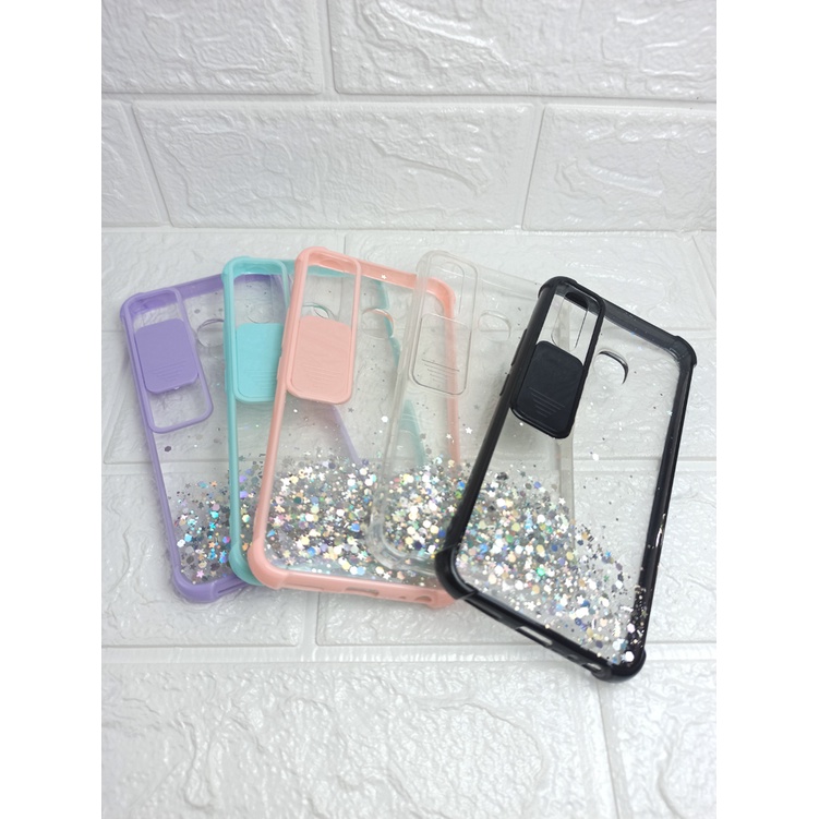 VIVO Y12/Y15/Y17/Y20/Y20i/Y51 2020 GLITTER CASE SLIDE KAMERA PROTECTION/Case Bling-Bling/Anti Crack