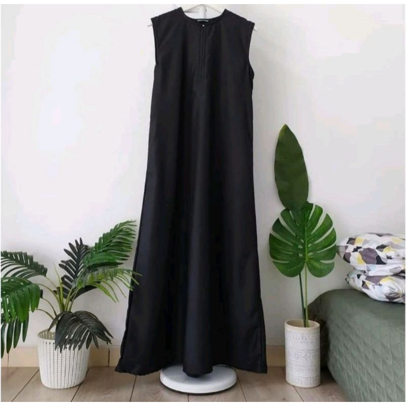 BISA COD INNER DRESS TANPA LENGAN SINGLET DALAMAN GAMIS MUSLIM