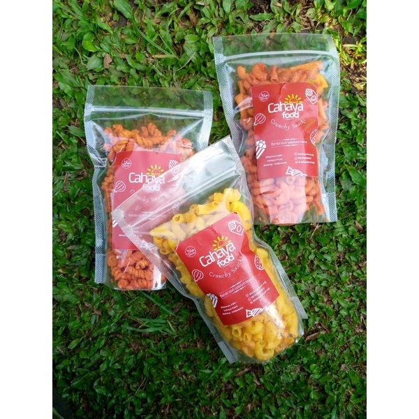 

aneka makroni paket pouch || camilan pedas gurih