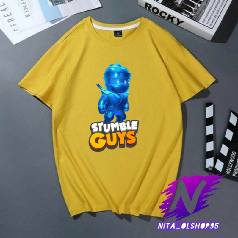 kaos stumble guys baju kaos anak stumble guys epic