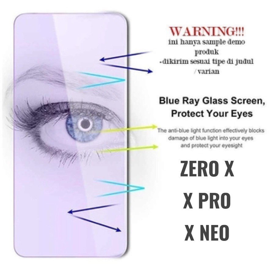 Infinix Zero X X Pro X Neo Tempered Glass Bening Full Screen Anti Blue 10D Ceramic Matte &amp; Clear