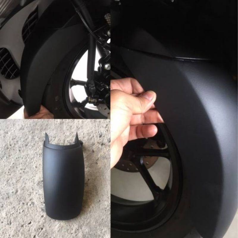 Sambungan Spakbor Depan Nmax,Aerox Bahan Plastik Abs plus Baut