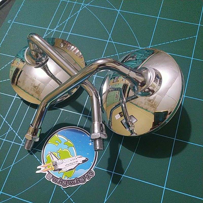 spion bulat pendek drat ulir honda scoopy beat megapro supra vario gl tiger kharisma grand astrea