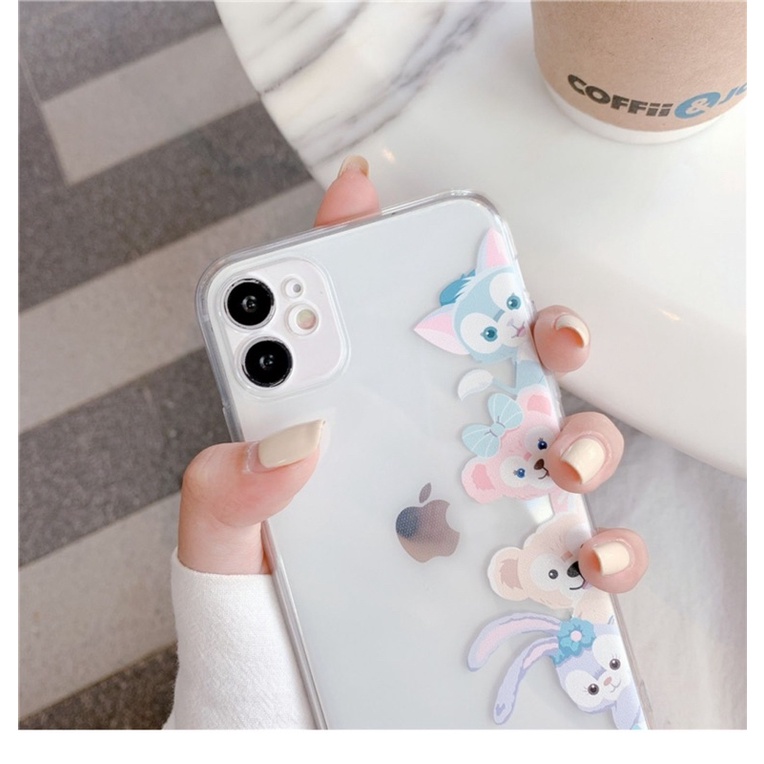 Cute Transparan Stella Lou Softcase Polos iphone 7/8+ XS XS Max XR 11 Pro Max 12 Pro Max