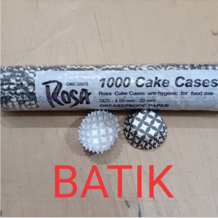 cake cases/cup kue kertas/cake cases Rosa 5.5cm/cup nastar - Bunga