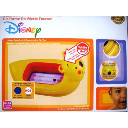 MUNCHKIN POOH BAK MANDI BABY TUB DENGAN INDIKATOR AIR PANAS