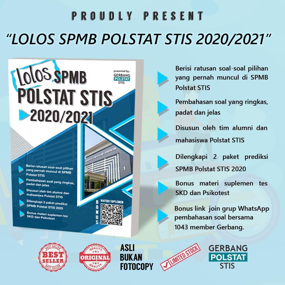 Lolos Spmb Usm Polstat Stis 2020 2021 Kode J4573 Shopee