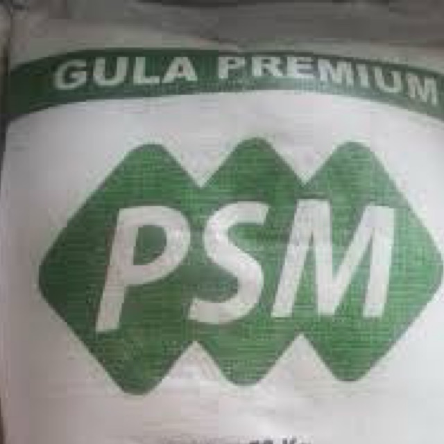 

Gula pasir putih merk psm 1kg