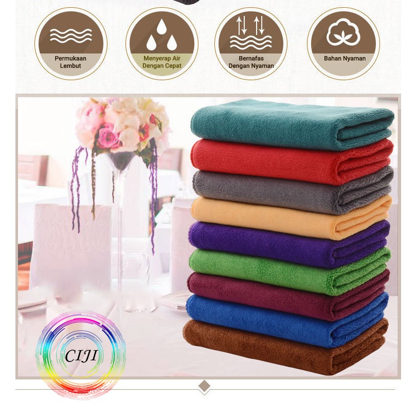 CJBR-H TINO TINO Handuk Mandi (360 gram) Microfiber Dengan Bahan Lembut Cepat Menyerap Air