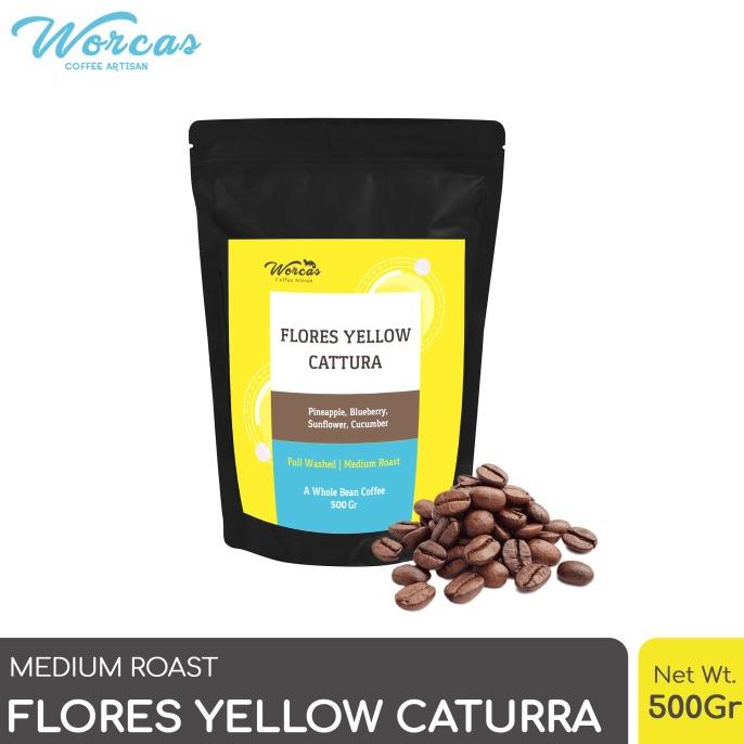 

WORCAS Arabica Flores Yellow Caturra 500 Gram - Medium Roasted Coffee