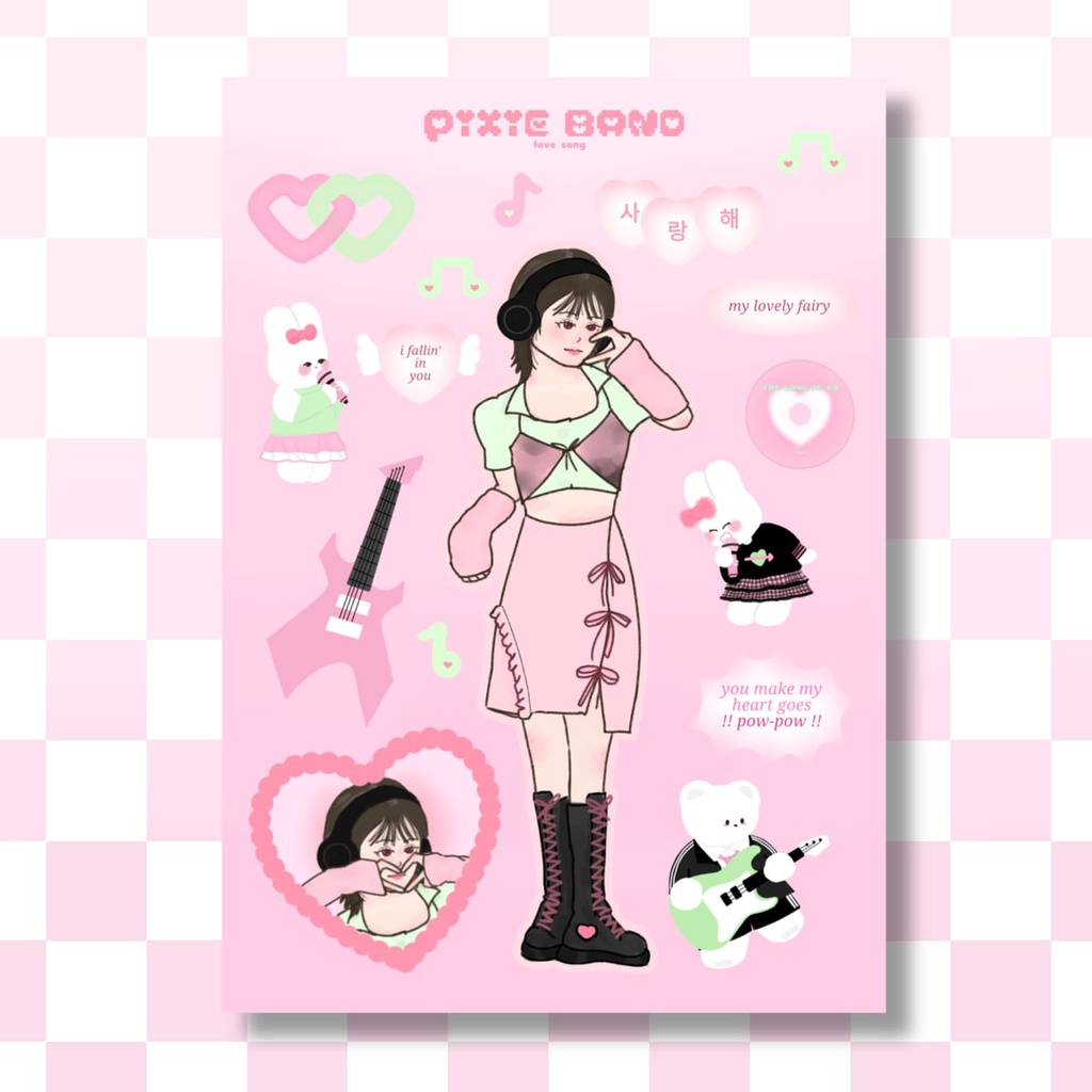 

[happy haru] pixie band deco sticker
