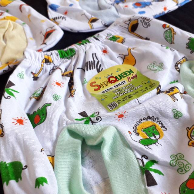 K-TNA SNI 3 Setelan MOTIF Baju Kutung Celana Pop Newborn Setelan Bayi Perlengkapan bayi