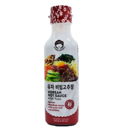 

Ajumma Republic Korean Bibimbab Hot Sauce - Bumbu Saus Bibimbab 335gr Made In Korea