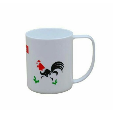 Lion star piko mug gelas plastik motif ayam bpa free