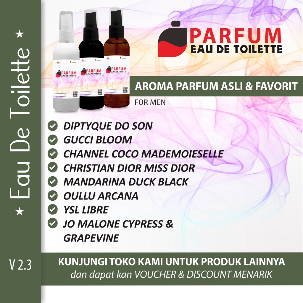 Parfum Eau Dee Toillete Aroma Wangi Segar 60 ml Spray