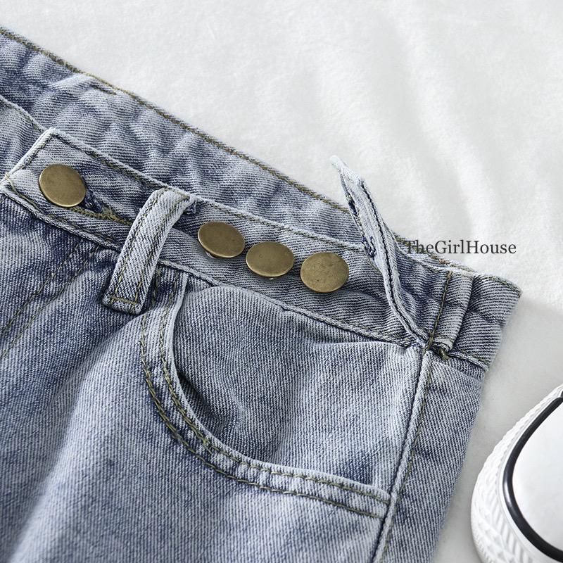 TheGirlHouse - KULOT HIGHWAIST LOOSE JEANS WANITA AUDY