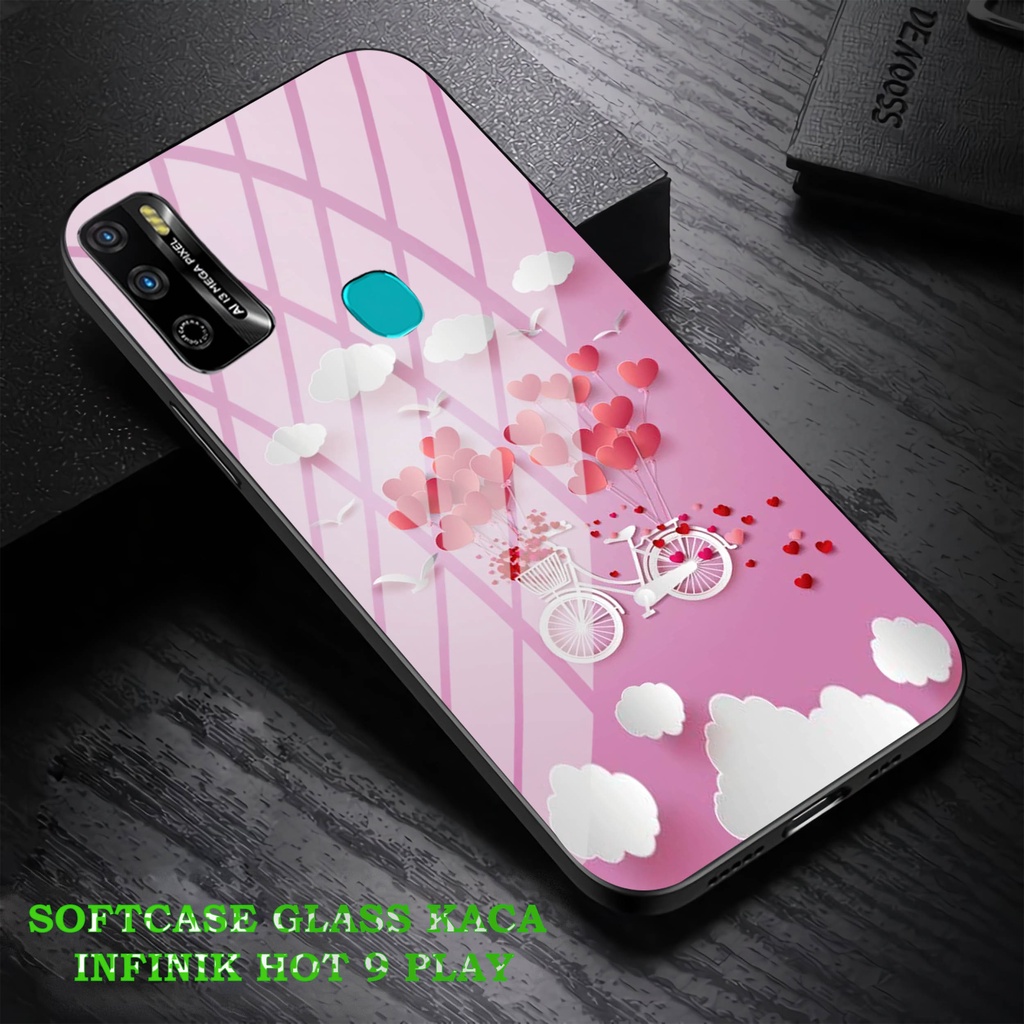 Softcase Glass Kaca Infinik Hot 9 Play - Case Hp Pelindung Handphone Infinik Hot 9 Play [ A65]