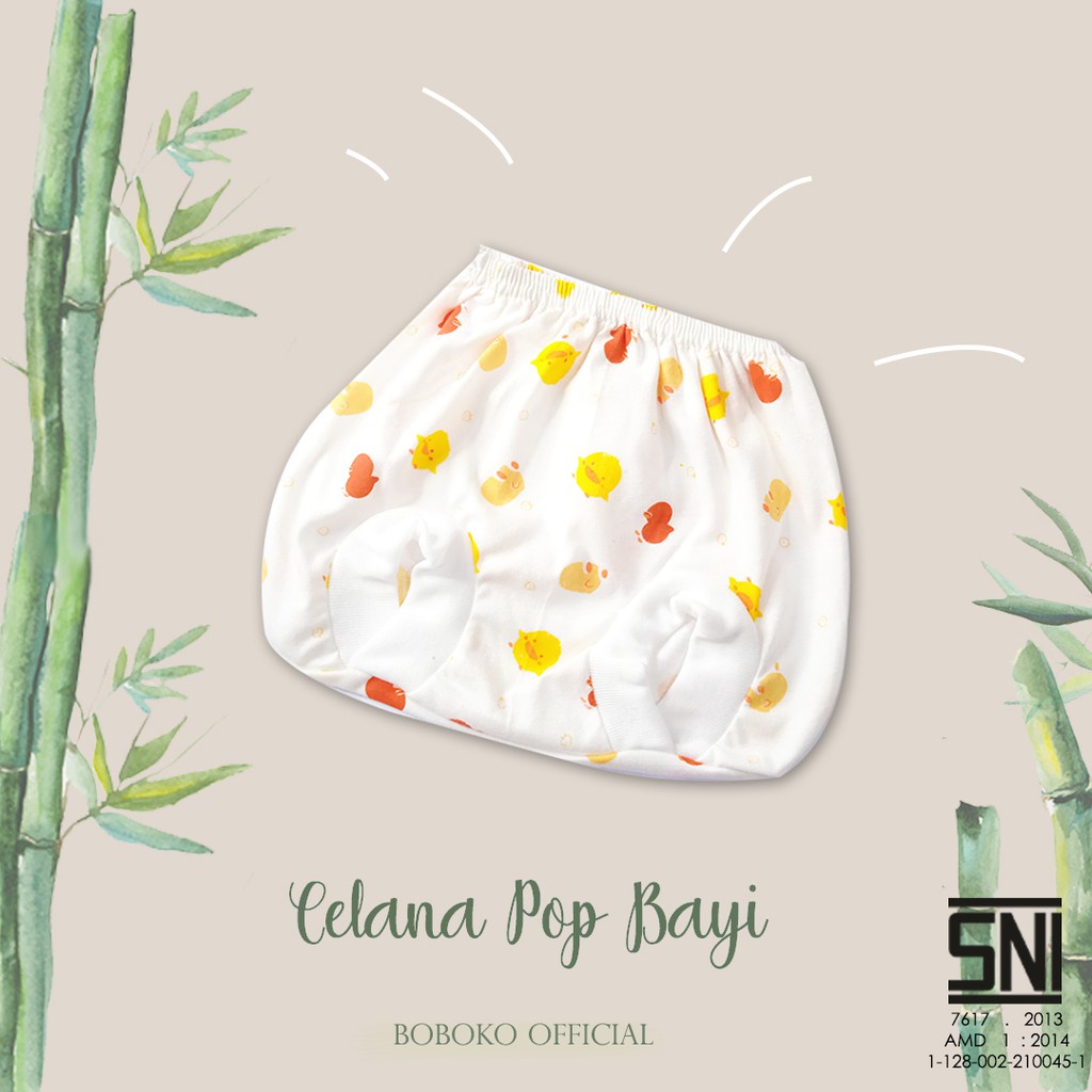 BOBOKO Celana Pop Bayi DK Unisex MOTIF RANDOM