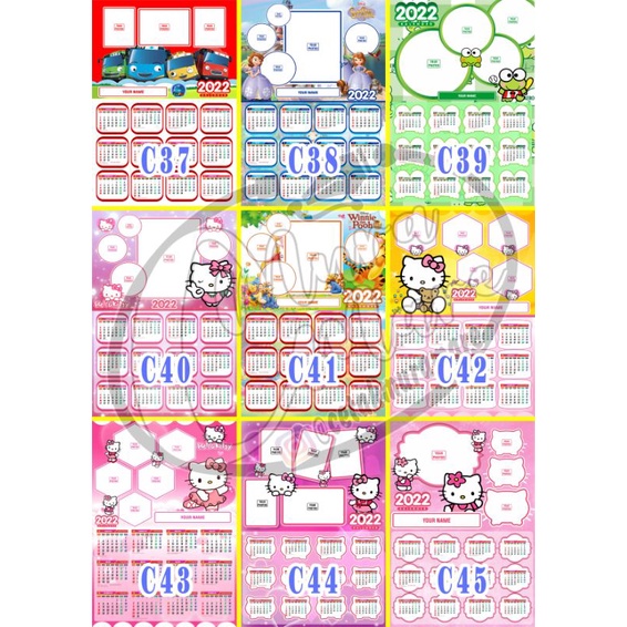 

KALENDER 2022 Custom Foto Kalender KARAKTER 2022