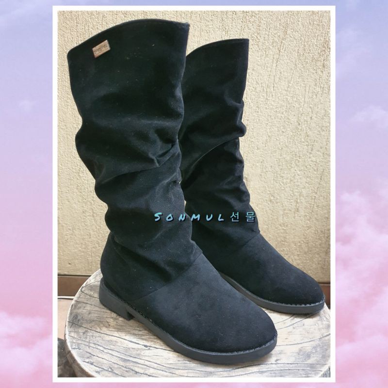 WOMAN WINTER MIDI SNOW BOOTS THERMAL SEPATU WANITA MUSIM DINGIN