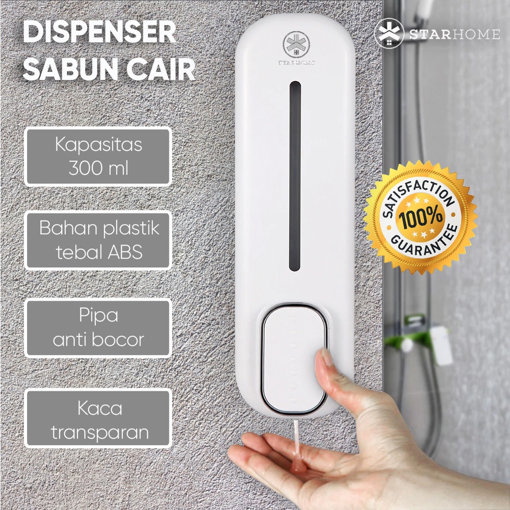 Dispenser Sabun Tempat Sabun Cair Shampo Sanitizer Cair Gel Dispenser Hand Sanitizer Tempat Sanitizer AH72